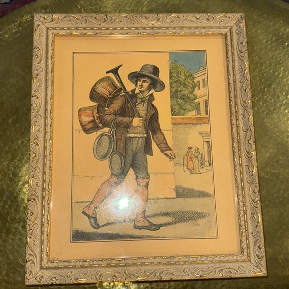 Set of 3 Framed Vintage German French Dutch Painting - Picture 5 of 9